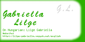 gabriella lilge business card